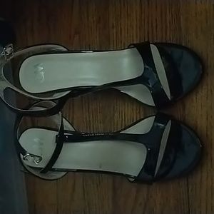 Squared 3 inch high heels